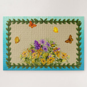 Butterflies and Flowers Jigsaw Puzzle