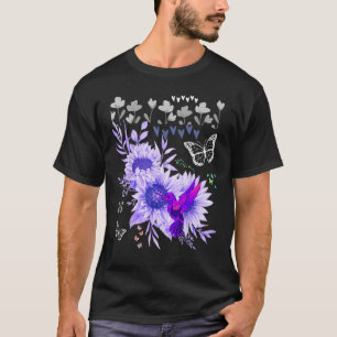 Butterflies And Hummingbirds Find The Garden Butte T-Shirt