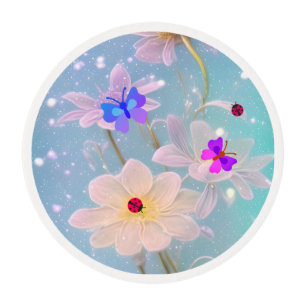 butterflies and ladybugs edible frosting rounds