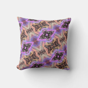 BUTTERFLIES AND MOTHS THROW PILLOW