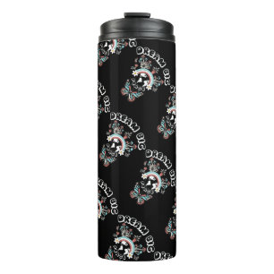 Butterflies and Mushrooms Dream Big positive inspo Thermal Tumbler