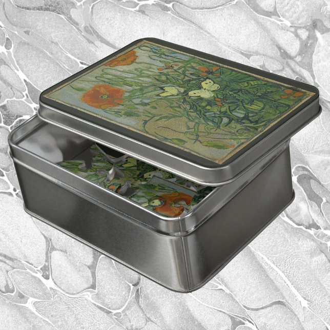 Butterflies and Poppies by Vincent van Gogh Jigsaw Puzzle (Creator Uploaded)