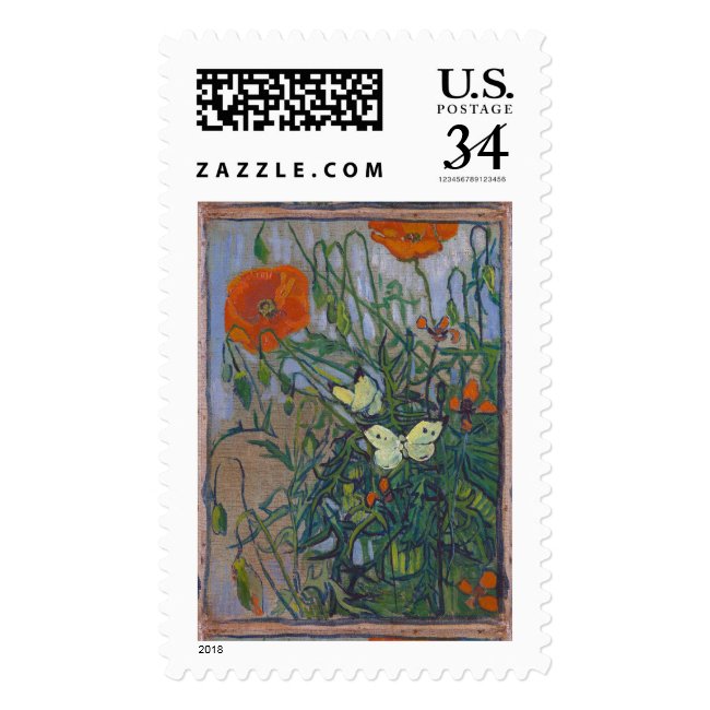 Butterflies and Poppies