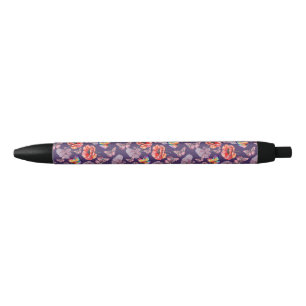 Butterflies and Poppy Flowers Pen
