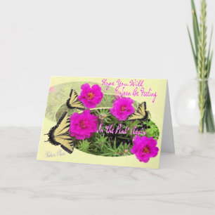 Butterflies and Rosemoss Card