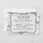 Butterflies And Skulls Rsvp Card at Zazzle