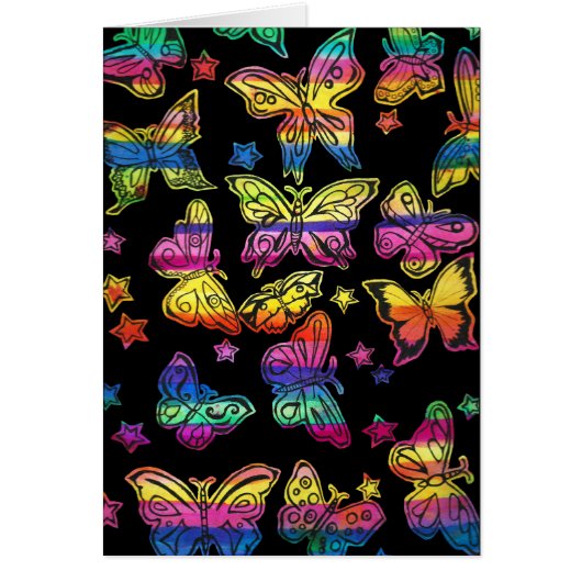 Butterflies and Stars Cards (Front)
