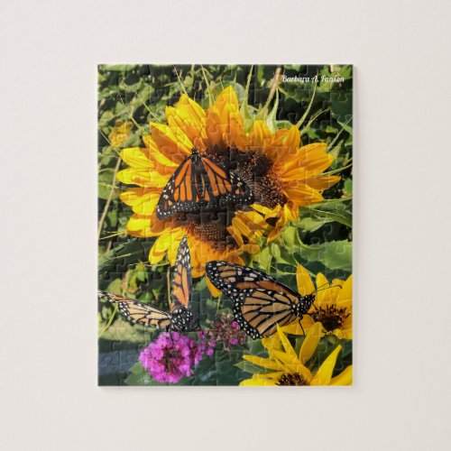 Butterflies and Sunflower Puzzle