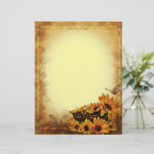 Butterflies and Sunflowers Stationary (Standing Front)