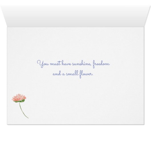 Butterflies are free (Inside Horizontal (Bottom))