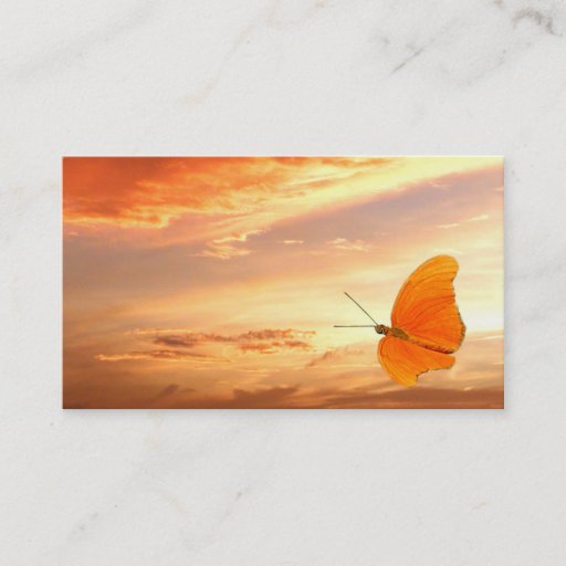 Customizable Butterflies are free business cards