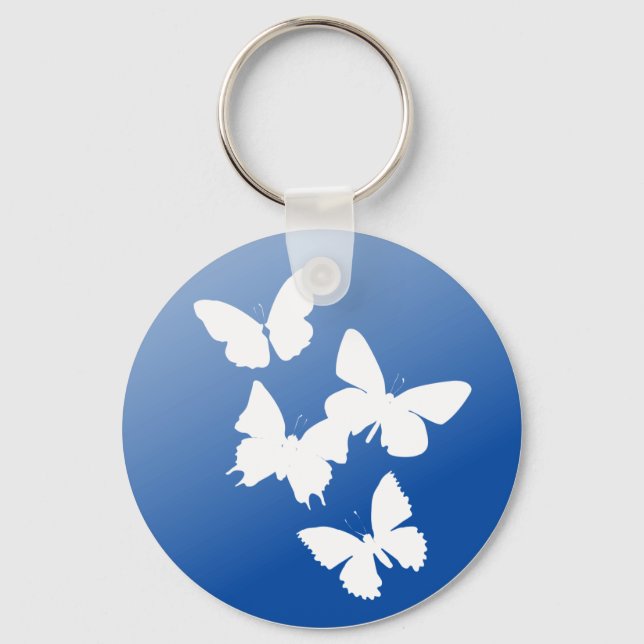 Butterflies are free keychain (Front)