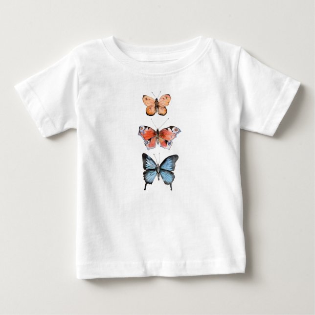 Butterflies Baby T-Shirt (Front)