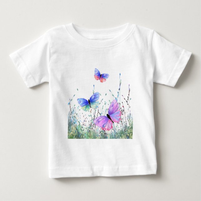 Butterflies Baby T-Shirt (Front)