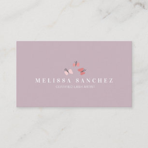 Butterflies Beauty Eyelashes Salon Business Card