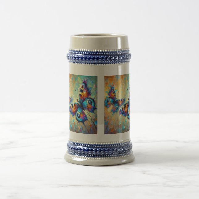 Butterflies  beer stein (Center)