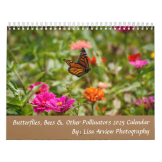 Butterflies, Bees, & Other Poliinators Calendar