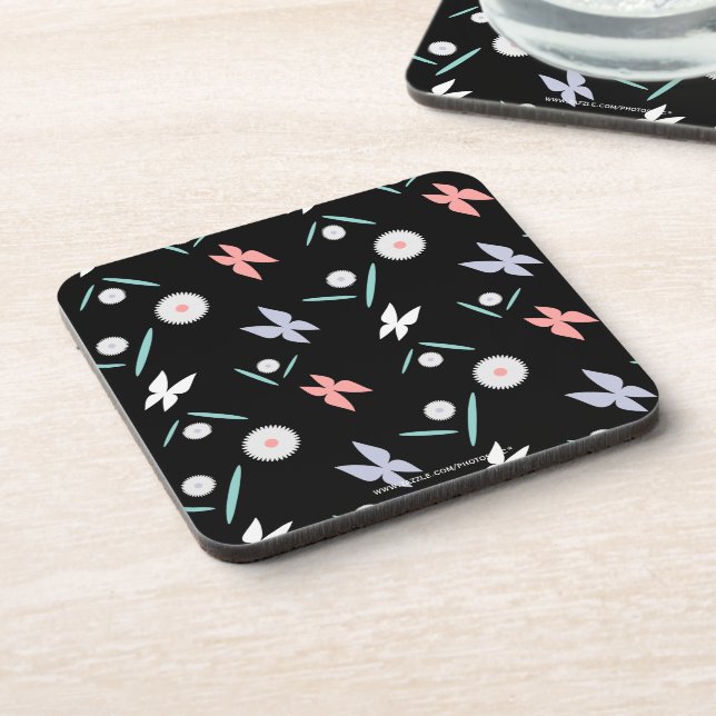 Butterflies Beverage Coaster (Left Side)