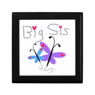 Butterflies Big Sis Gifts Jewelry Box