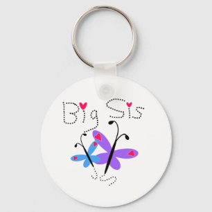 Butterflies Big Sis Keychain