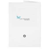 Butterflies blue cards (Back)