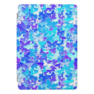 Butterflies, blue, turquoise, lavender iPad mini c Pro Cover