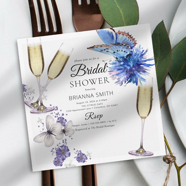 Butterflies Bridal Shower Invitation (Creator Uploaded)