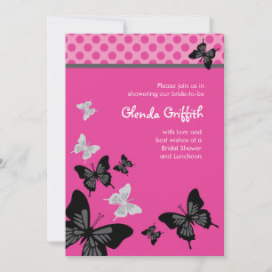 Butterflies Bridal Shower Invitation