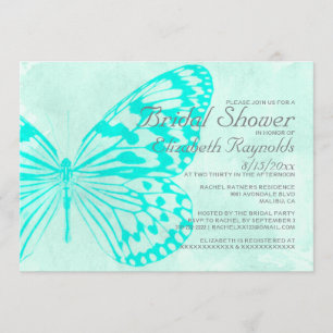 Butterflies Bridal Shower Invitations