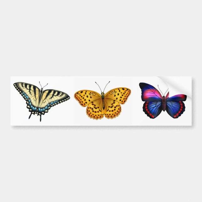 Butterflies Bumper Sticker (Front)