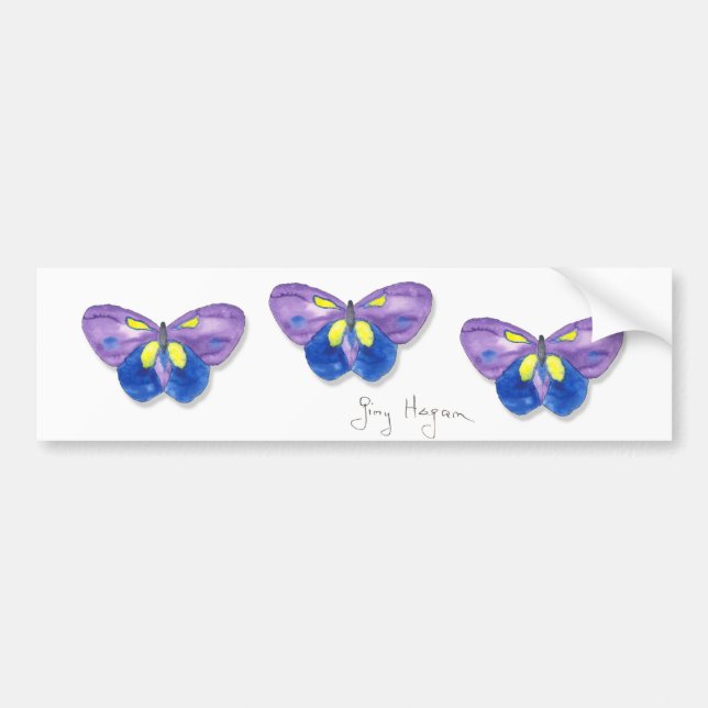Butterflies Bumper Sticker (Front)