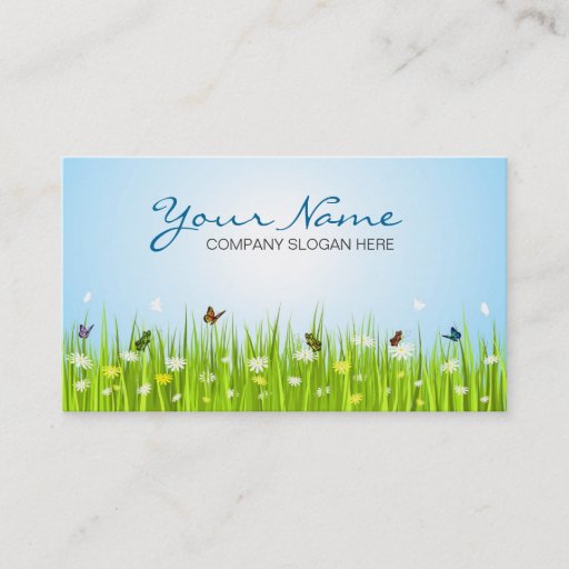 Customizable Butterflies Business Card