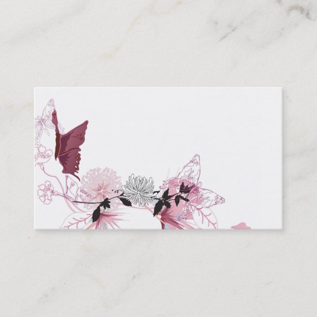 Butterflies Business Card (Front)
