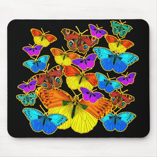 Butterflies! Butterflies! Mouse Pad (Front)
