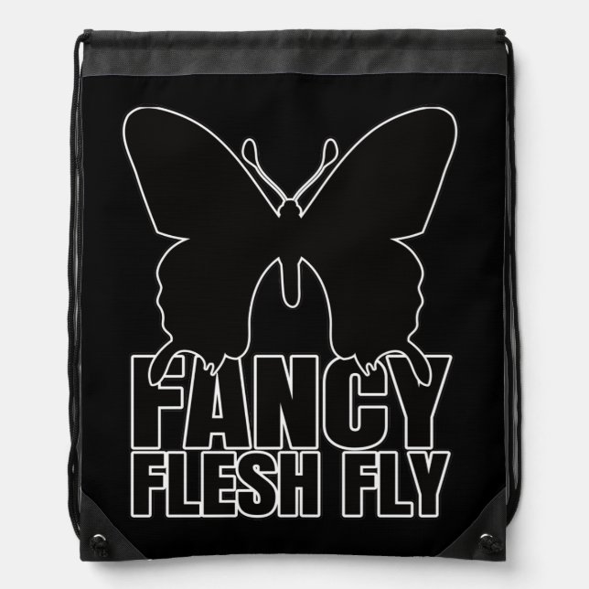 Butterflies Butterfly Bug – Entomology Geek Drawstring Bag (Front)