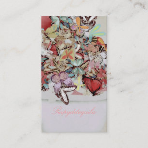 Butterflies Butterfly Victorian Business Card