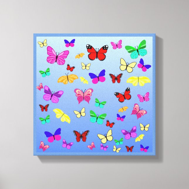 Butterflies Canvas Print (Front)