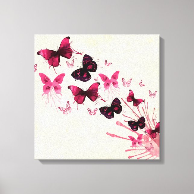 Butterflies Canvas Print (Front)