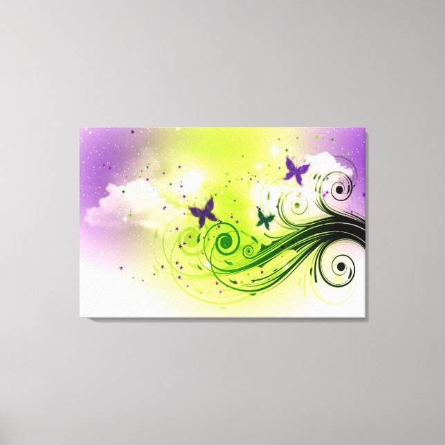 Butterflies Canvas Print (Front)