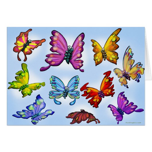 Butterflies Cards (Front Horizontal)