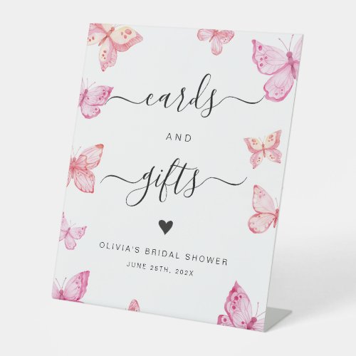 Butterflies cards and gifts Sign