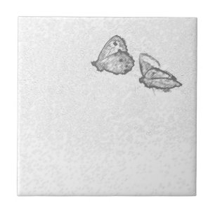 Butterflies Ceramic Tile