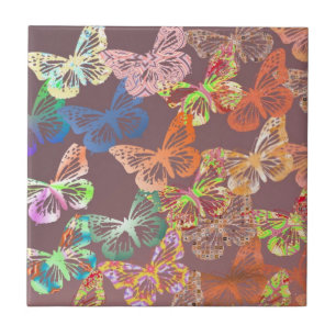 Butterflies Ceramic Tile