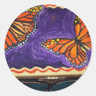Butterflies Classic Round Sticker