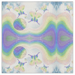 Butterflies, Clouds, Rainbows and Pentacles Fabric
