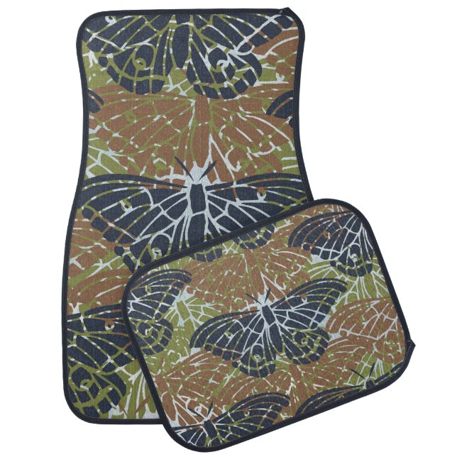 Butterflies Collage Car Floor Mat (Set)