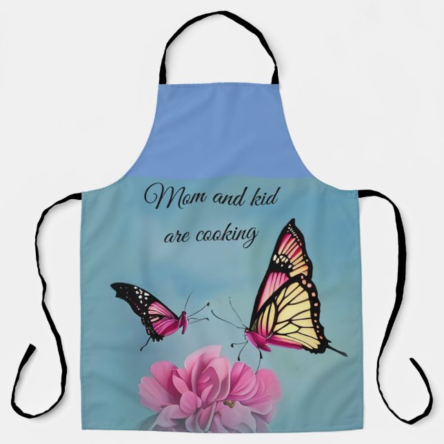 Butterflies cooking apron (Front)