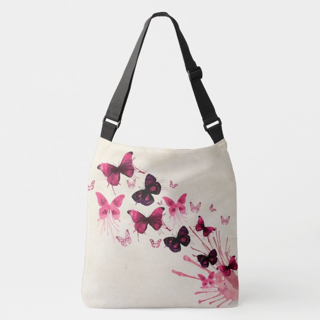 Butterflies Crossbody Bag (Front)