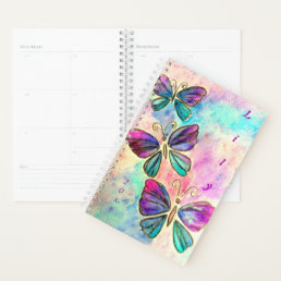 Butterflies - Customizable - Add Your Text / Name Planner