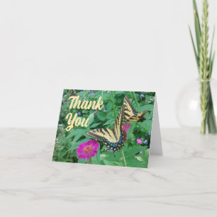 Butterflies Dancing in the Garden Thank You Card